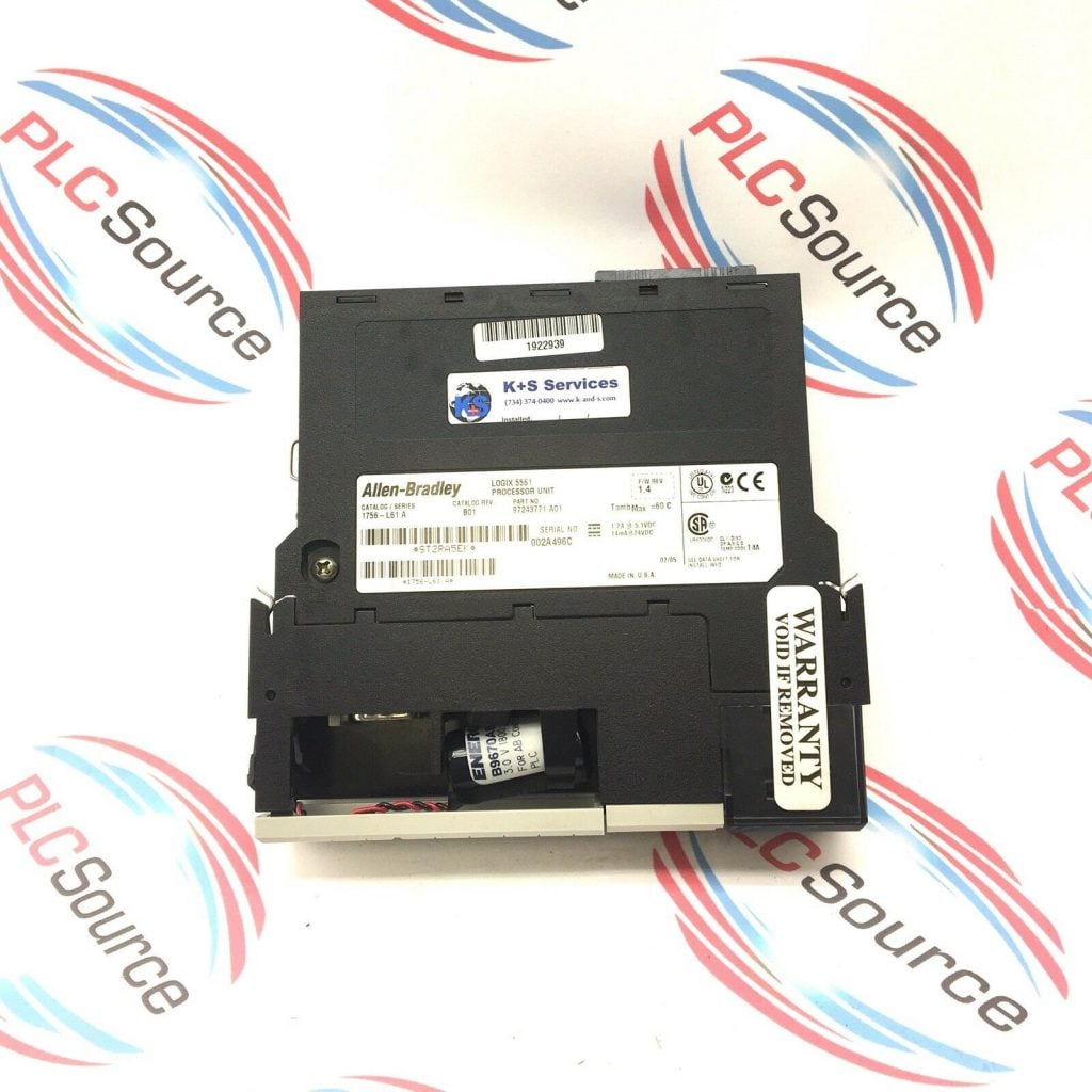 ALLEN-BRADLEY 1756-L61 PROCESSOR UNIT SERIES A