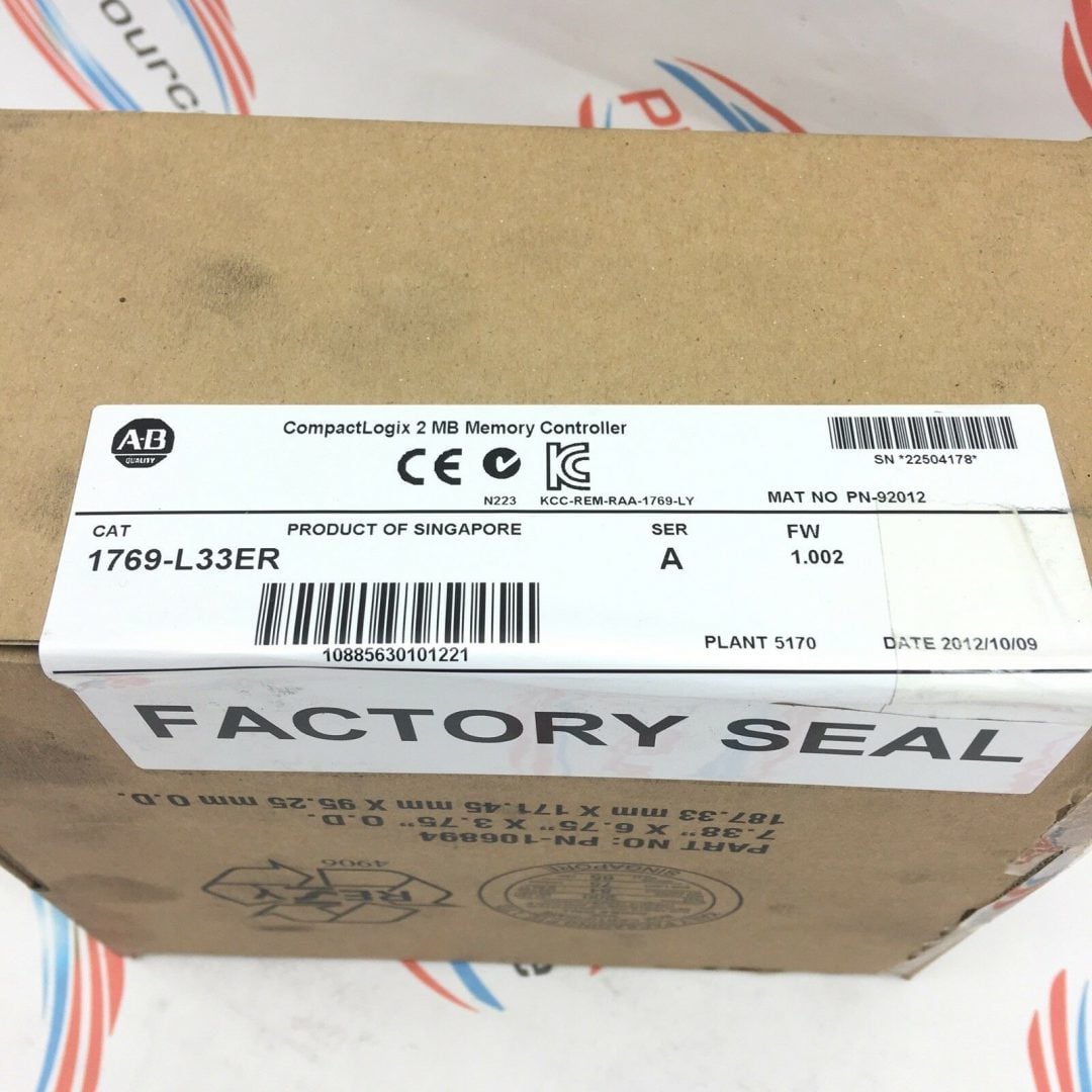 ALLEN BRADLEY 1769-L33ER SERIES A MEMORY CONTROLLER