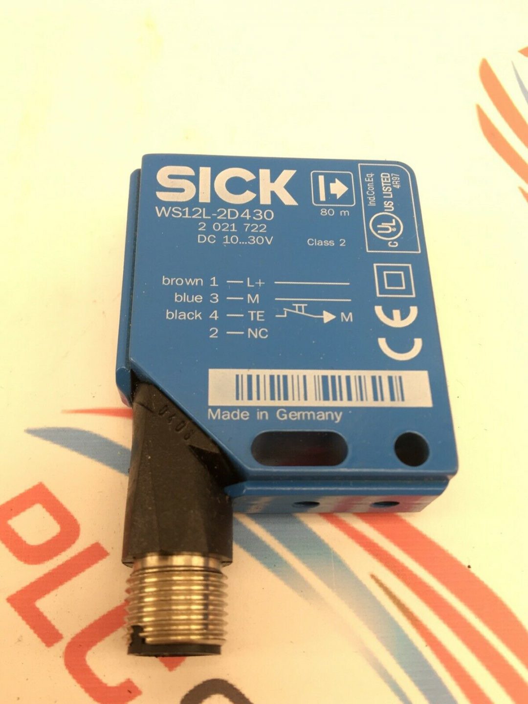 SICK PHOTOELECTRIC SENSOR WS12L2D430