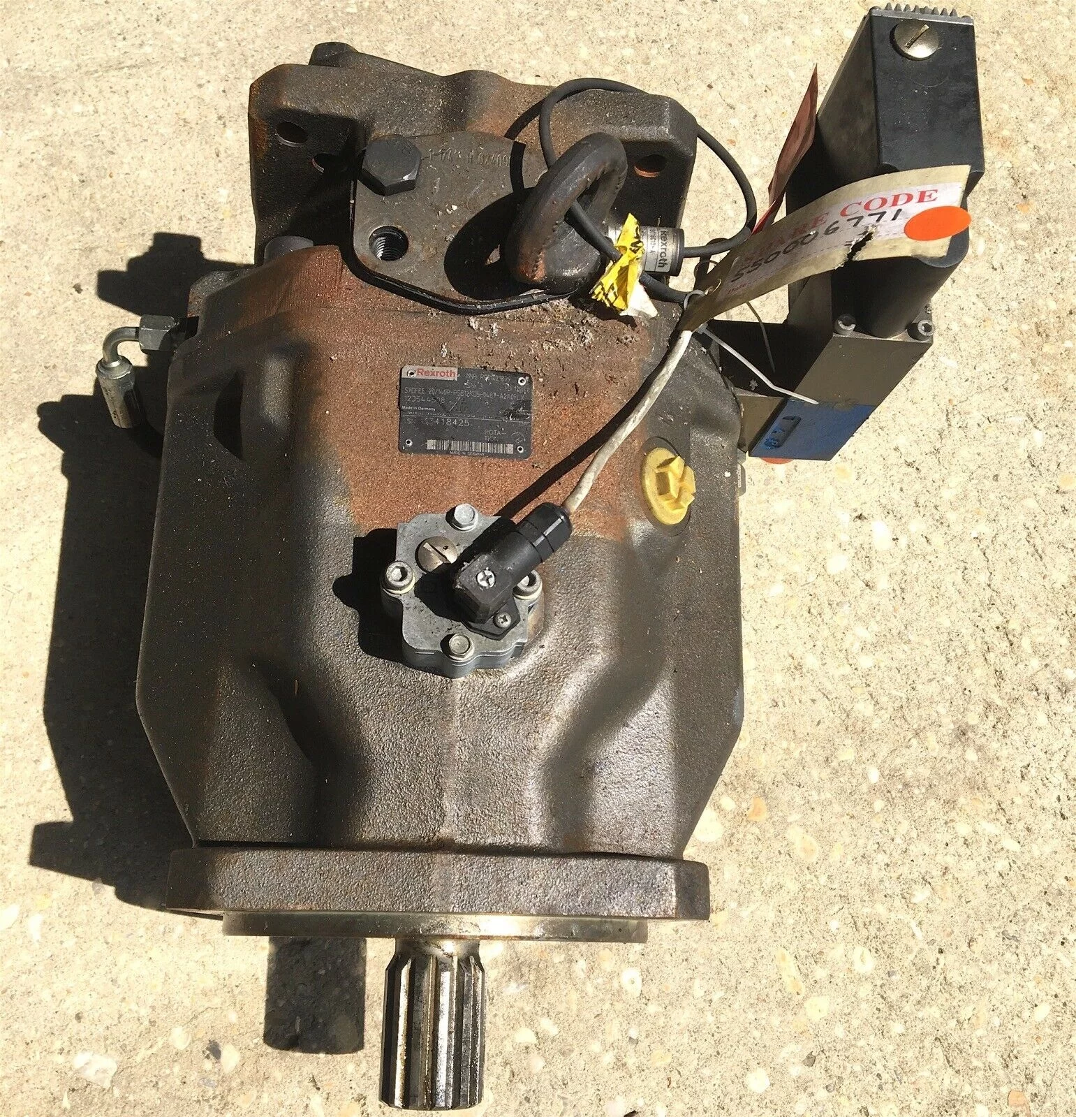 REXROTH SYDFEE-20/140RPSB12KD5-0487-A2A0FLX AXIAL PISTON VARI DISPLACEMENT PUMP