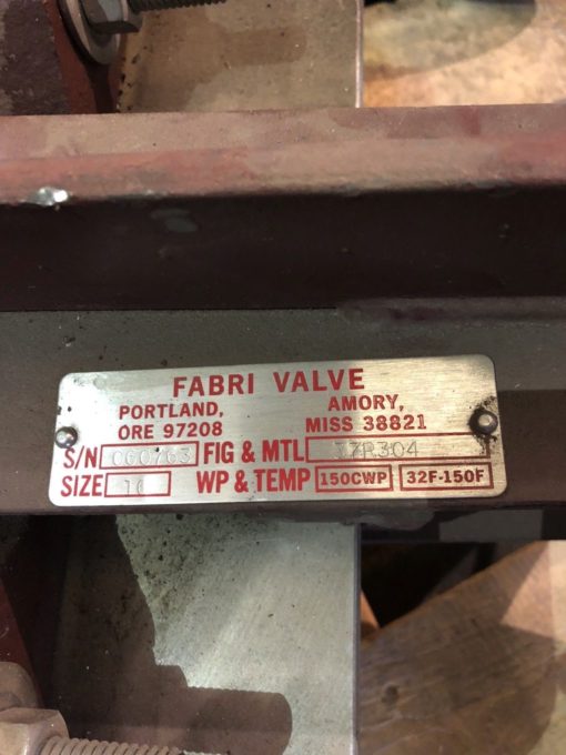 ITT FABRI VALVE SIZE 16 150CWP 16″ KNIFE GATE VALVE 37R304, FAST SHIP! 4