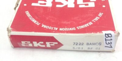 SKF 7222 BAMCG ANGULAR CONTACT BALL BEARING (B137) 1