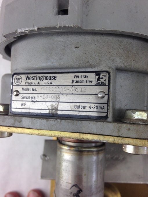 WESTINGHOUSE 75PG11110-33012 PRESSURE TRANSMITTER (H342) 2