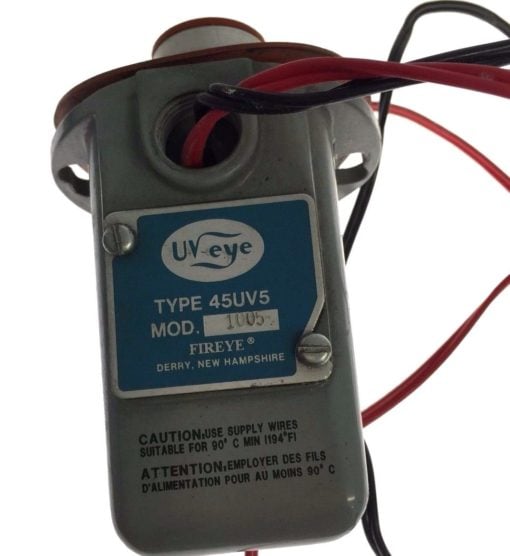 Fireye 45UV5-1005 Self-Check UV Scanner,Â 120 VAC Shutter, USED NO BOX H95 1