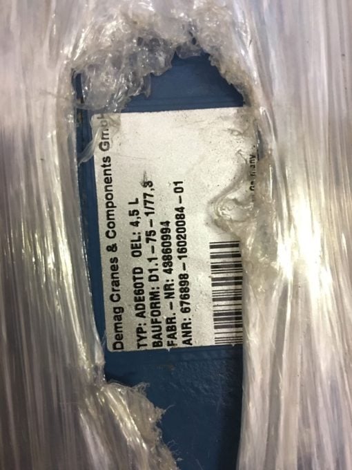 NEW DEMAG ZBA90B4 B020 MOTOR, 2