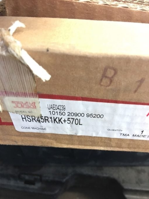 NEW IN BOXÂ THK HSR45R1KK+570L LINEAR MOTION BEARING ASSEMBLY, FAST SHIP! (TLO) 2