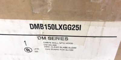 NEW IN BOXÂ OZ GEDNEY DM SERIES DMB150LXGG25I LAMP WITH WALL MOUNTING HOOD (TLO) 1