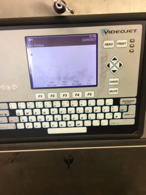 VIDEOJET 1310 INK JET PRINTER W/ ZX-100 & TSA TRAVERSING PRINTHEAD SYSTEM (B113) 1