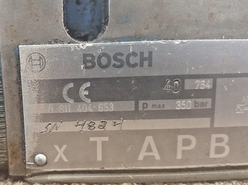 *USED* BOSCH 0811404605 SOLENOID CONTROL VALVE WITH PNEUMATIC CONTROL BAS (B176) 4