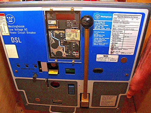 WESTINGHOUSE DSL206 AIR CIRCUIT BREAKER 800AMP FRAME RECONDITIONED (PTOP) 3