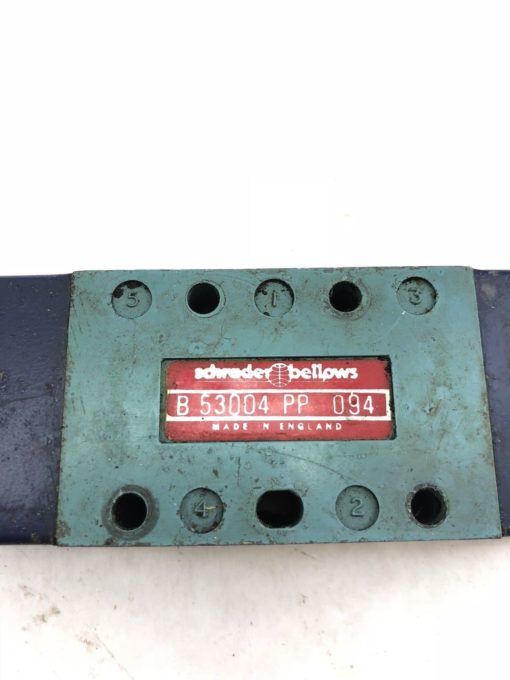 USED SCHRADER BELLOWS PARKER B53004PP VALVE B 53004 PP, FAST SHIP! (A844) 2