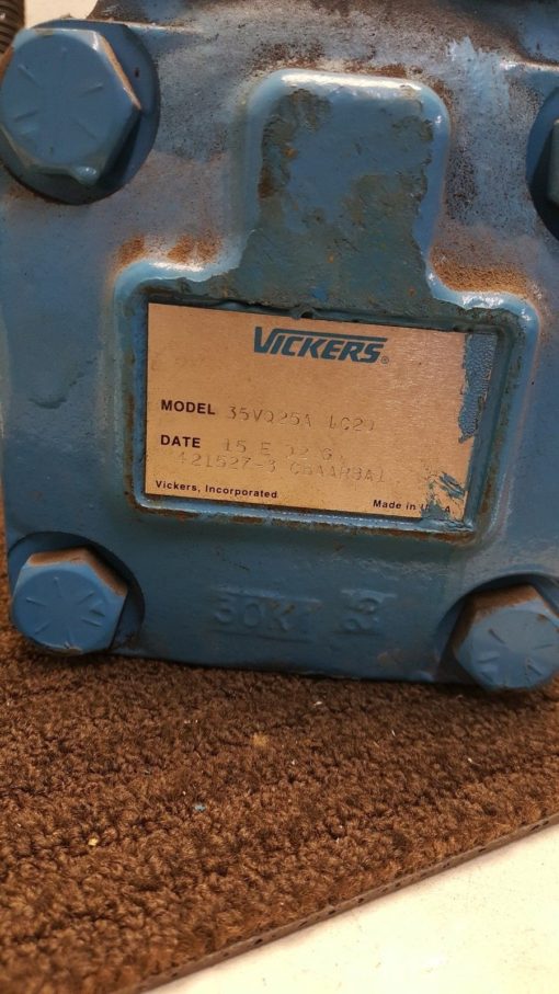 *Used* Vickers Low Noise Vane Pump 35VQ25A-1C20 (B191) 1