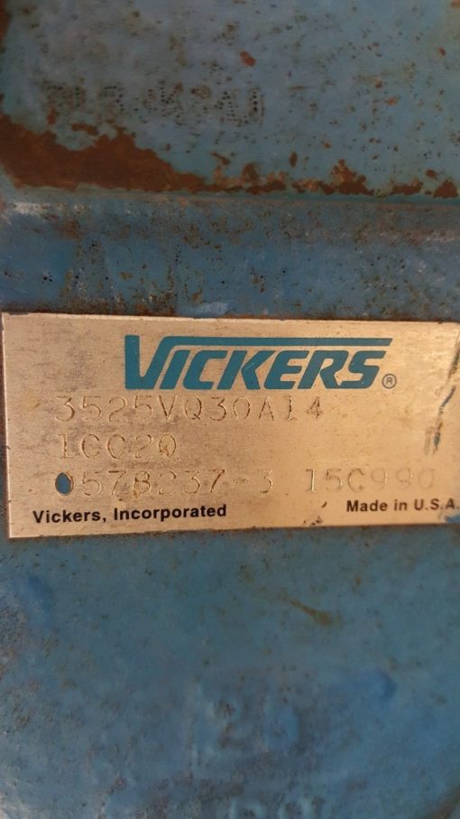 Vickers Low Noise Vane Double Pump 3525VQ30A14 *Reman* (B195) 1