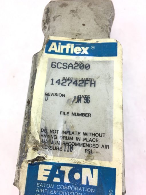 NEWÂ EATON AIRFLEX 142742FHÂ 6CSA200 BRAKE ASSEMBLY, 6â? DIA, FAST SHIPPING! B323 3