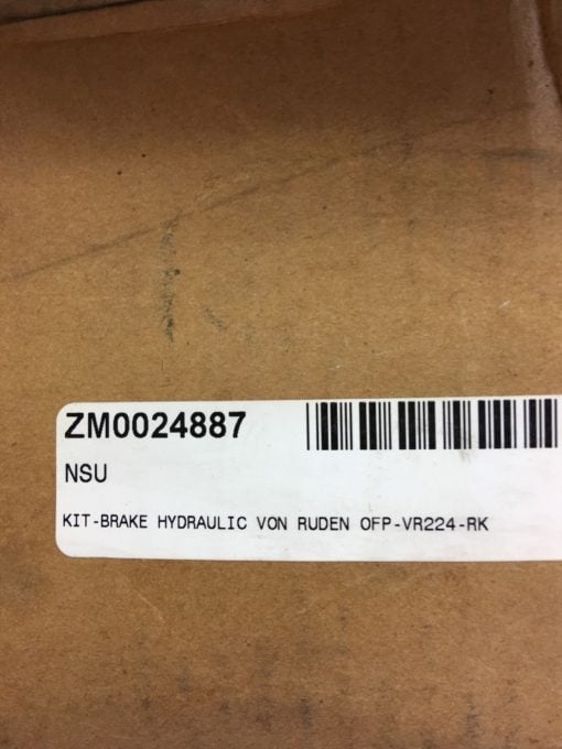 NEW IN BOX VON RUDEN OFP-VR224-RK HYDRAULIC BRAKE KIT, FAST SHIPPING! B324 2