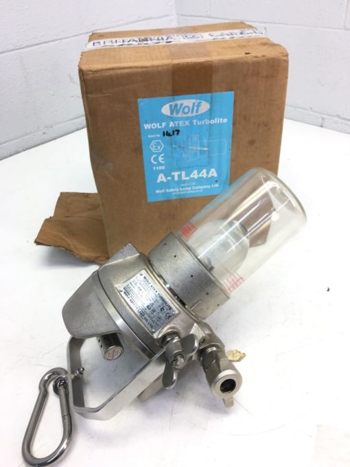 NEW IN BOX Wolf A-TL44A Atex Turbolite Safety Light, BAY LIGHT, (B280)Â  1