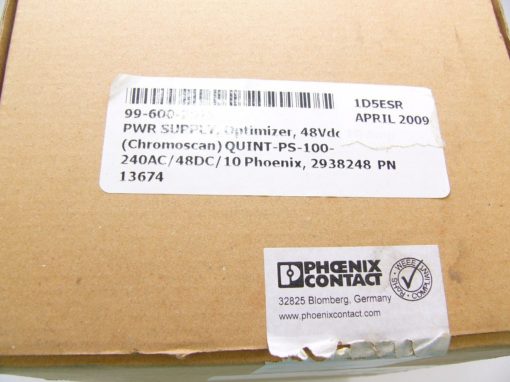 FAST SHIP! PHOENIX QUINT-PS-100-240AC/48DC/10 POWER SUPPLY OPTIMIZER 1