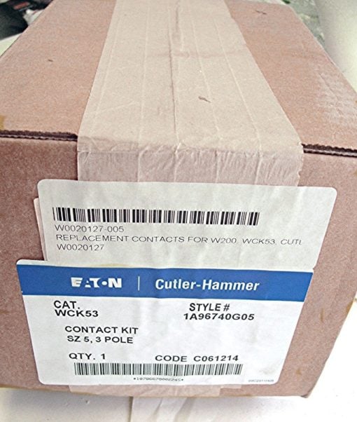 NEW GENUINE EATON CUTLER HAMMER WCK53 SIZE 5 CONTACT KIT 3-POLE (B185) 1