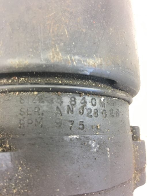 NEWÂ INGERSOLL-RAND 4840M AIR GEARMOTOR, 975 RPM, 2-2/3â? SHAFT DIA, (B354) 2