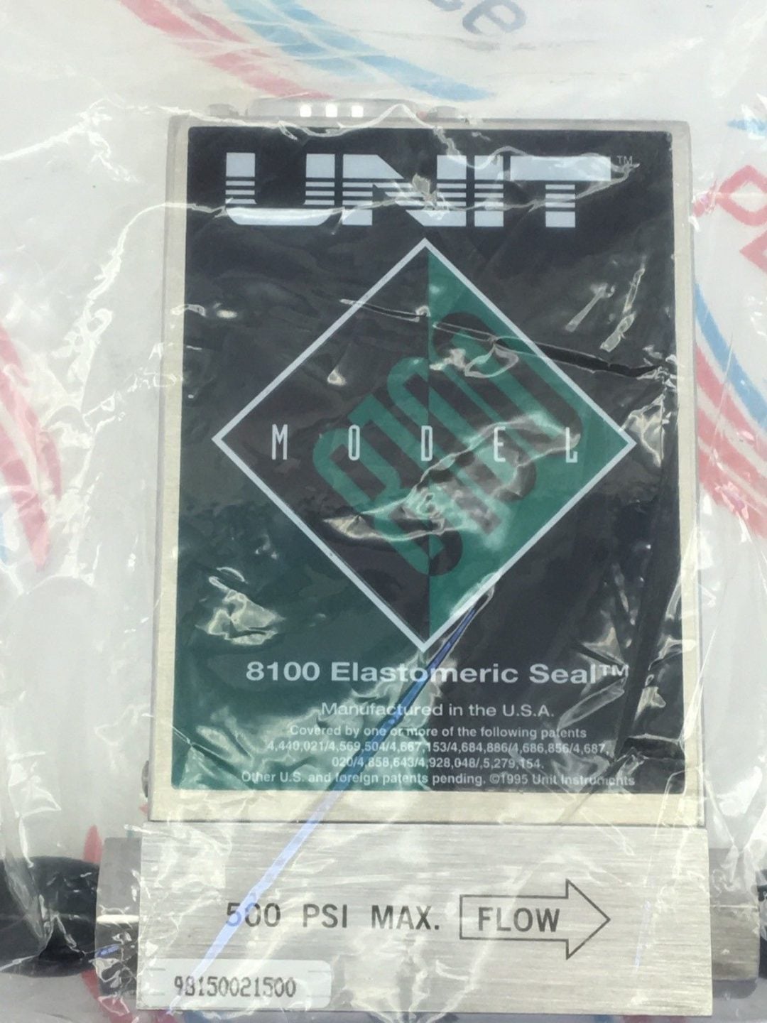 UNIT 8100100918 ELASTOMERIC SEAL MASS FLOW SENSOR TRANSDUCER