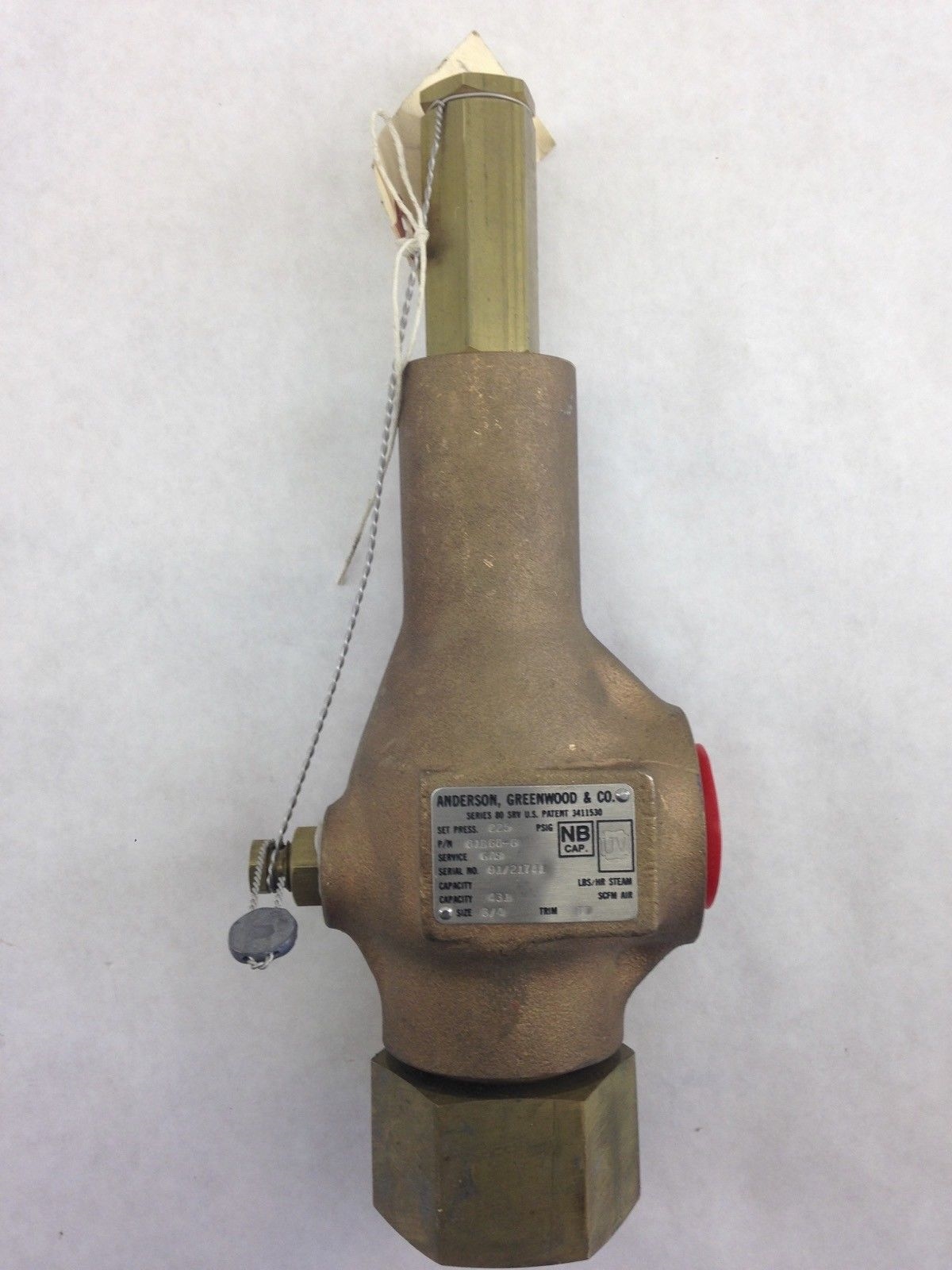 ANDERSON,GREENWOOD 81B68-6 RELIEF VALVE (H346) 1