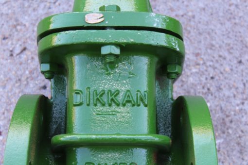 Dikkan 6â? PN 10 GG25 150327 Gate Valve Green *NEW* (Connex) 3