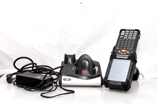 SYMBOL MOTOROLA MC9090-GJ0HCEFA6WR LASER BARCODE SCANNER W/ BASE/CHARGER! (B152) 1