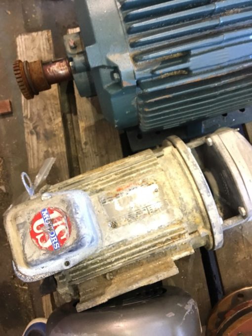 USED US MOTORS A959AÂ 184TC 3 PHASE MOTOR, 5HP, 3495 RPM, 60HZ, FAST SHIP! (NP5) 1