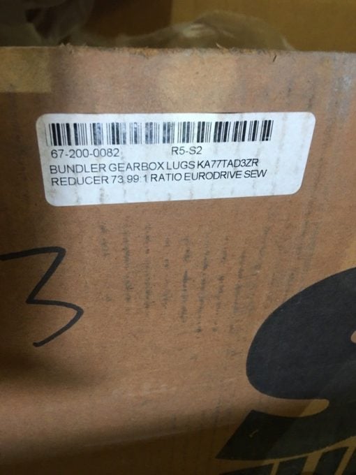 NEW IN BOX SEW EURODRIVE KA77TAD3ZR 99:1 RATIO REDUCER AND GEARBOX, (NP16) 1
