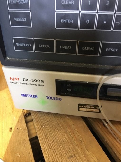 USED METTLER TOLEDO DA-300M SPECIFIC GRAVITY DENSITY METER, GREAT SHAPE! (B228) 3