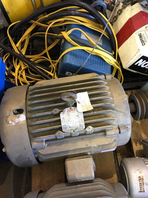 USEDÂ BALDOR SUPER E EM2333T 15 HP, 1765 RPM 3 PHASE ELECTRIC MOTOR, (NP6) 1