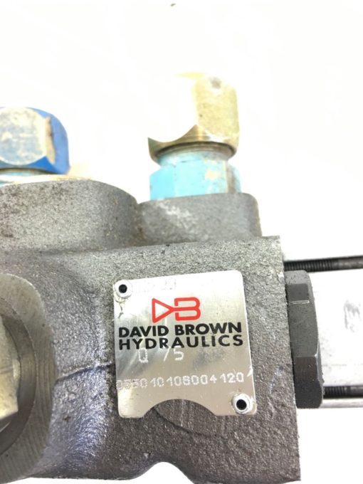 NEW DAVID BROWN HYDRAULICS 055010108004120 CONTROL VALVE Q 75, Q75, (B364) 2