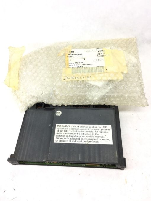 USED YALE 504062789 EV100 LX CARD GE ORIGINAL, FAST SHIPPING! B327 1