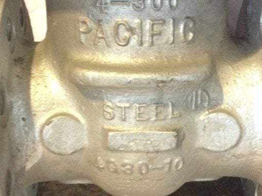 PACIFIC 05L-075-PR-J2W FLANGED GATE VALVE CR-13 4-300 LG-30-10 2