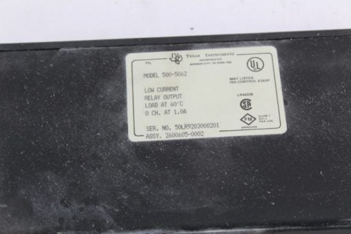 Texas Instruments Relay Output Module Model 500-5062 2