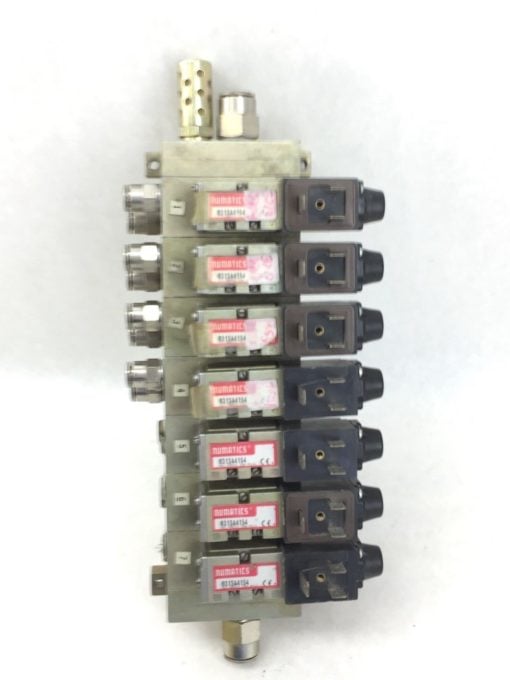 NUMATICS 031SA4154 7-UNIT COMBO SOLENOID VALVE ASSEMBLY (A624) 1