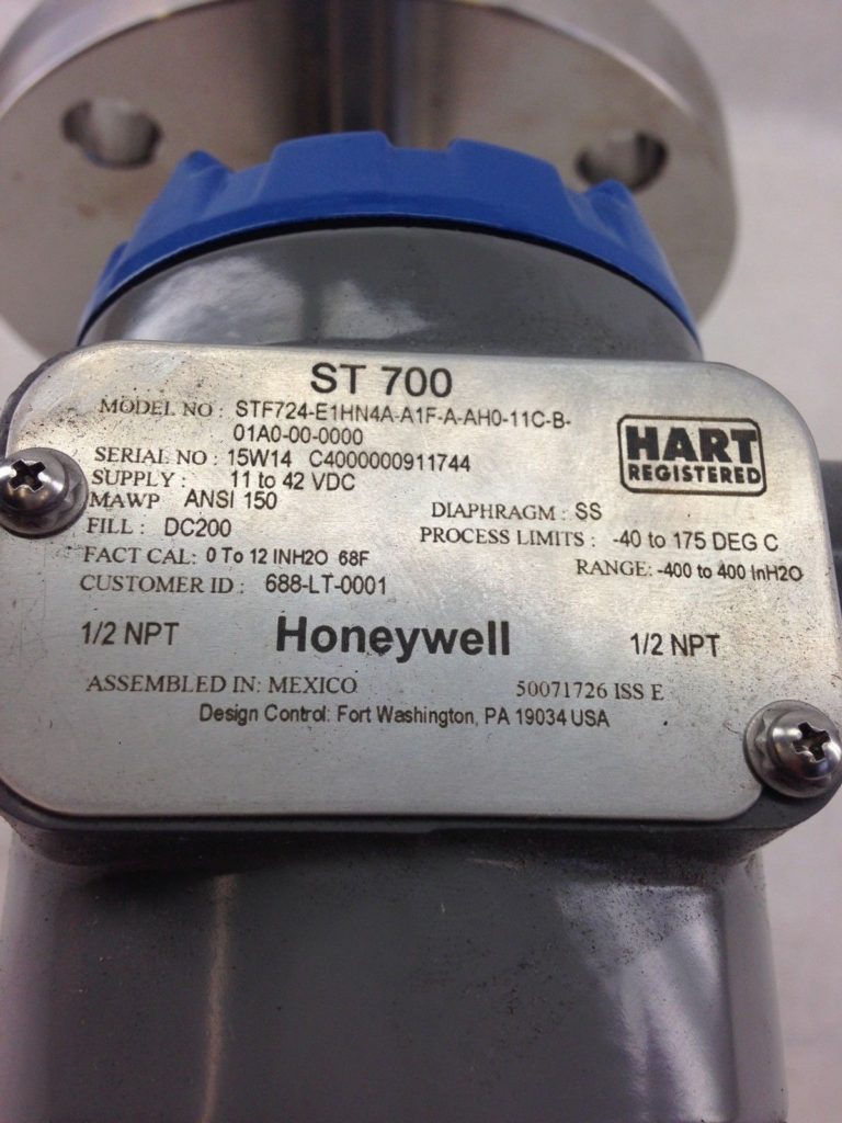 HONEYWELL ST700 PRESSURE TRANSMITTER (B448)