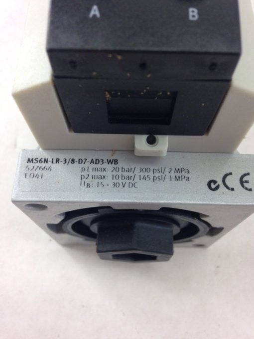 FESTO MS6N-LR-3/8-D7-AD3-WB PRESSURE REGULATOR (B448) 2