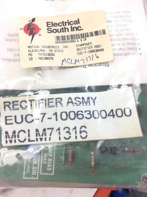 NEW IN BAG DYNAPOWER EUC-7-1006300400 RECTIFIER ASSEMBLY, FAST SHIPPING! B314 2