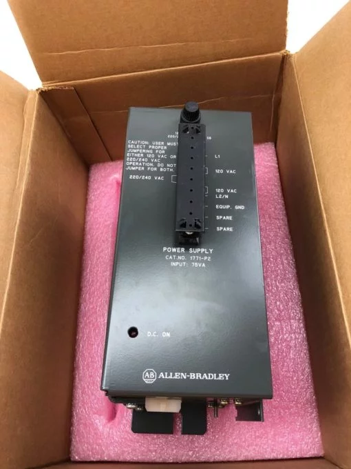 NEW IN BOX ALLEN BRADLEY 1771-P2 120/220 VAC POWER SUPPLY SER A YEAR 2016 (B451) 1