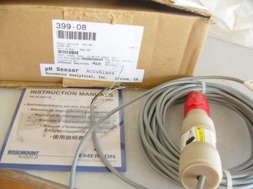 EMERSON COMBINATION PH/ORP SENSOR MODEL 399-08 (B154) 2