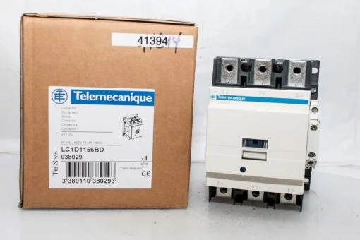 TELEMECANIQUE LC1D1156BD 038029 NON-REVERSING 24VDC 115A 3-POLE CONTACTOR (B154) 1