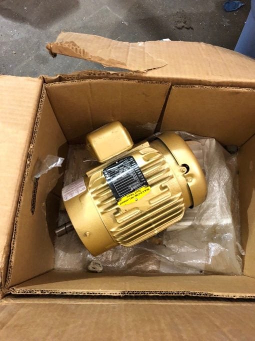 NEW IN BOX BALDOR VEM3587T-5 2 HP, AC MOTOR, 575V, 1750 RPM, 2