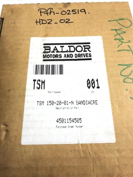 NEW IN BOX BALDOR ASR TSM 150-20-01-N TRANSISTOR SERVODRIVER, FAST SHIP! B404 4