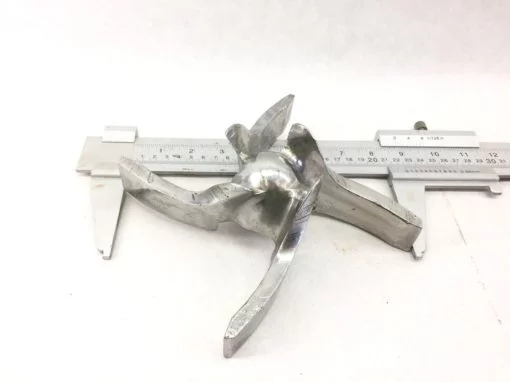 8-1/2” OD 4-VANE # 1 SS OPEN IMPELLER 1” THREAD BACK MOUNT (B118) 2