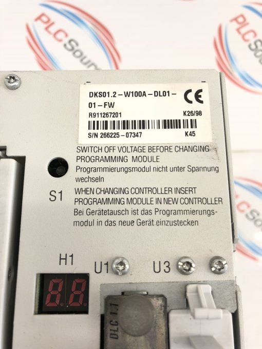 Rexroth Bosch Indramat DKS01.2-W100A-DL01-01-FW Servo Compact Controller